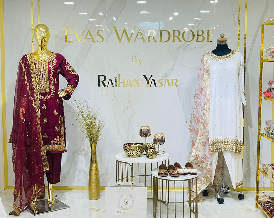 Eva's Wardrobe - A Pakistani Bespoke for Casuals and Pret Formals