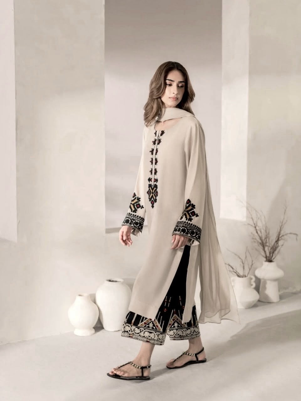Noor satin set