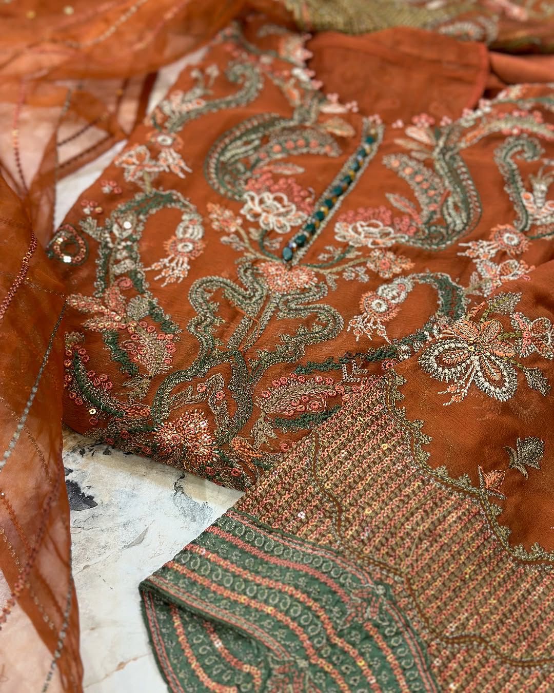 Premium Chiffon Suit 10450