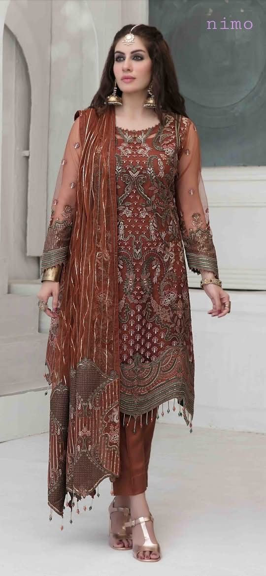 Premium Chiffon Suit 10450