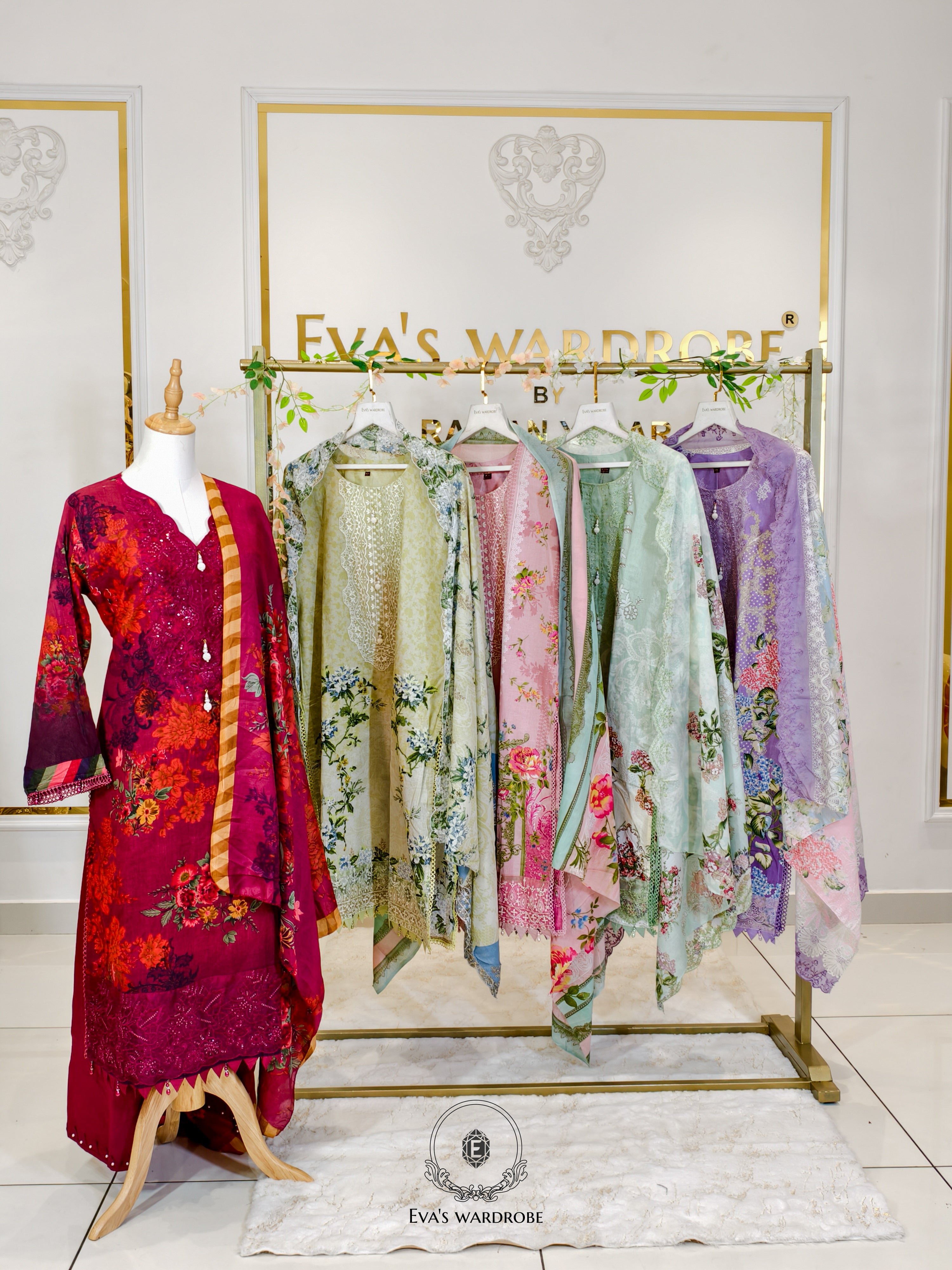 Premium Soft Lawn 3-Piece Suit – Summer Floral Edition 01