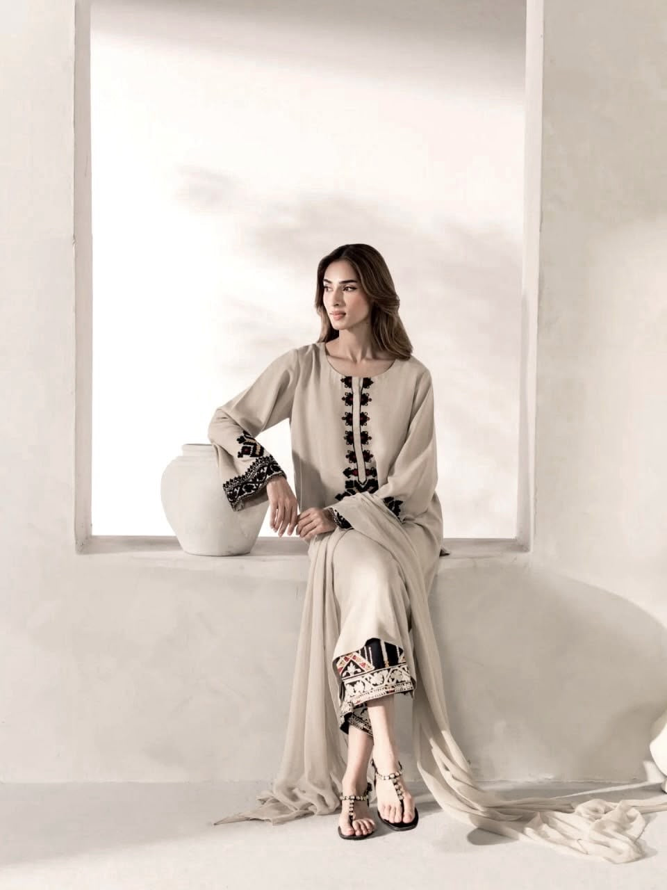 Noor satin set