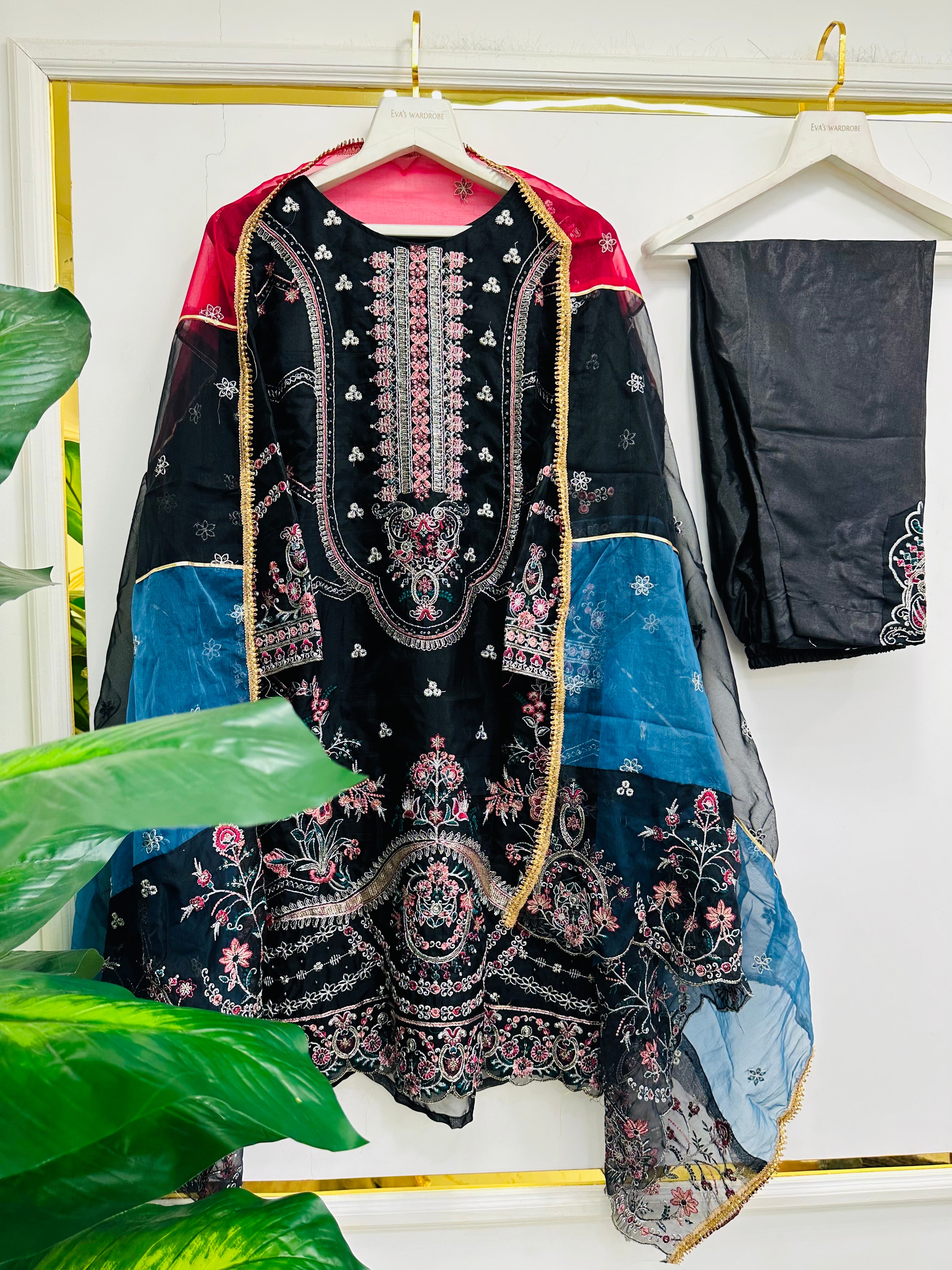 Evas Eid premium organza-1492D