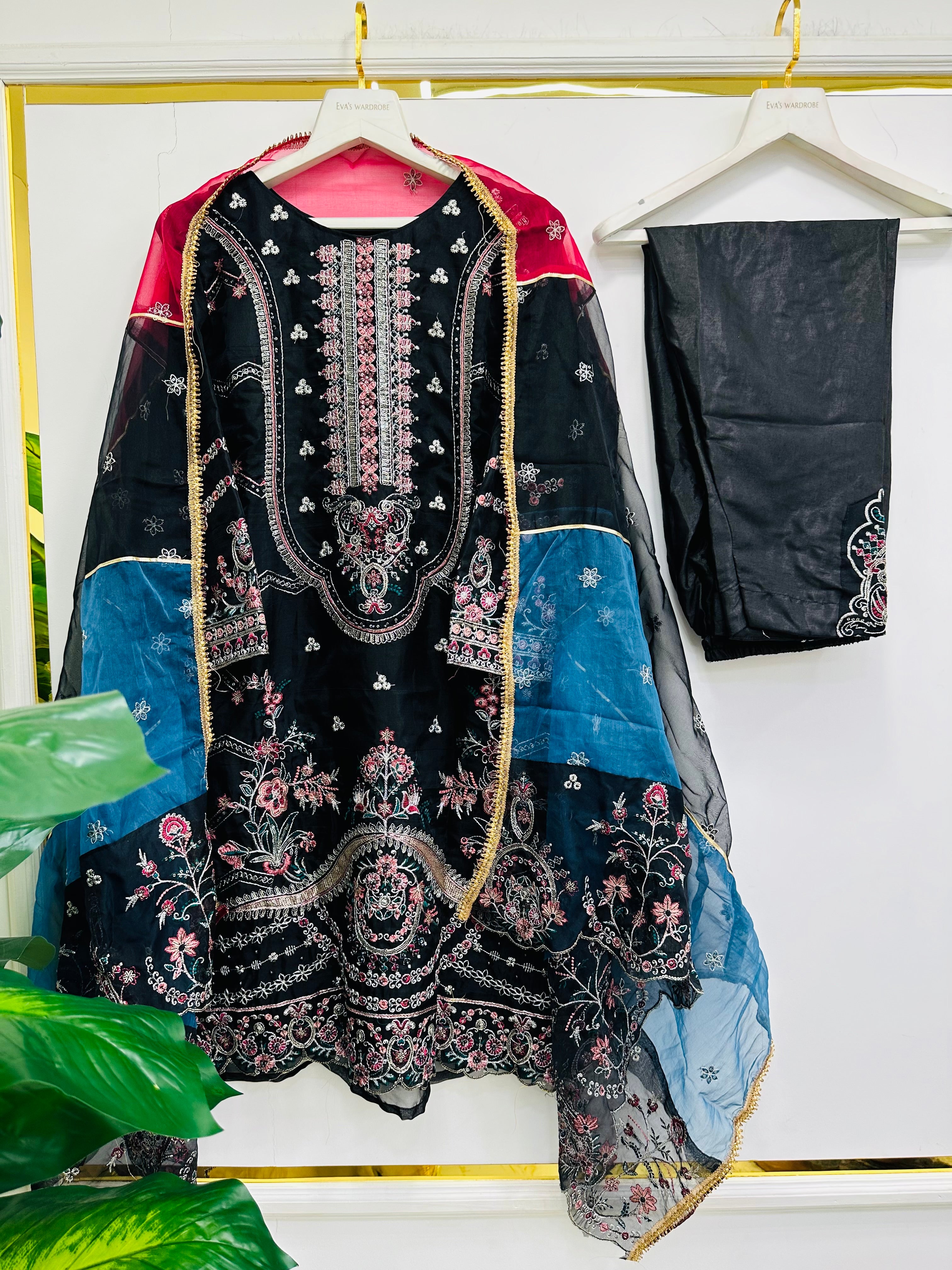 Evas Eid premium organza-1492D