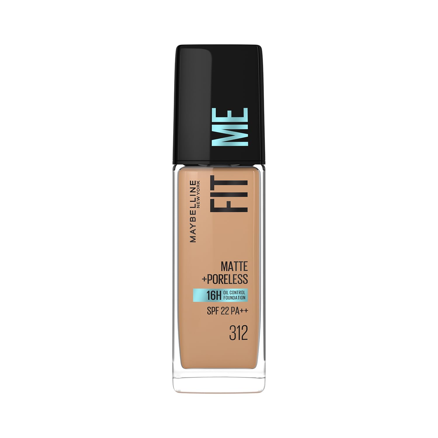Maybelline New York Fit Me Matte+Poreless 16H Oil Control Foundation with SPF 22 (30ml)
