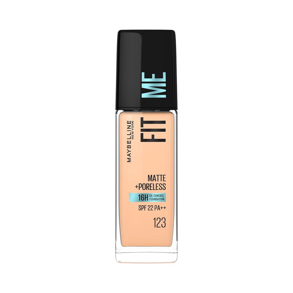 Maybelline New York Fit Me Matte+Poreless 16H Oil Control Foundation with SPF 22 (30ml)