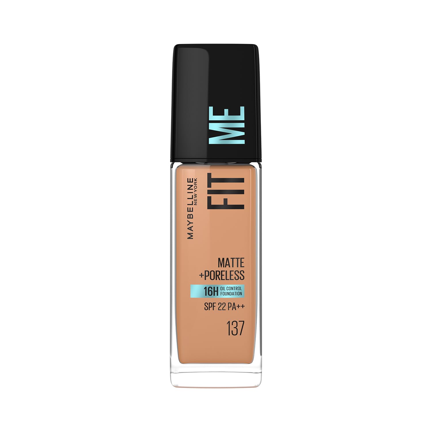 Maybelline New York Fit Me Matte+Poreless 16H Oil Control Foundation with SPF 22 (30ml)