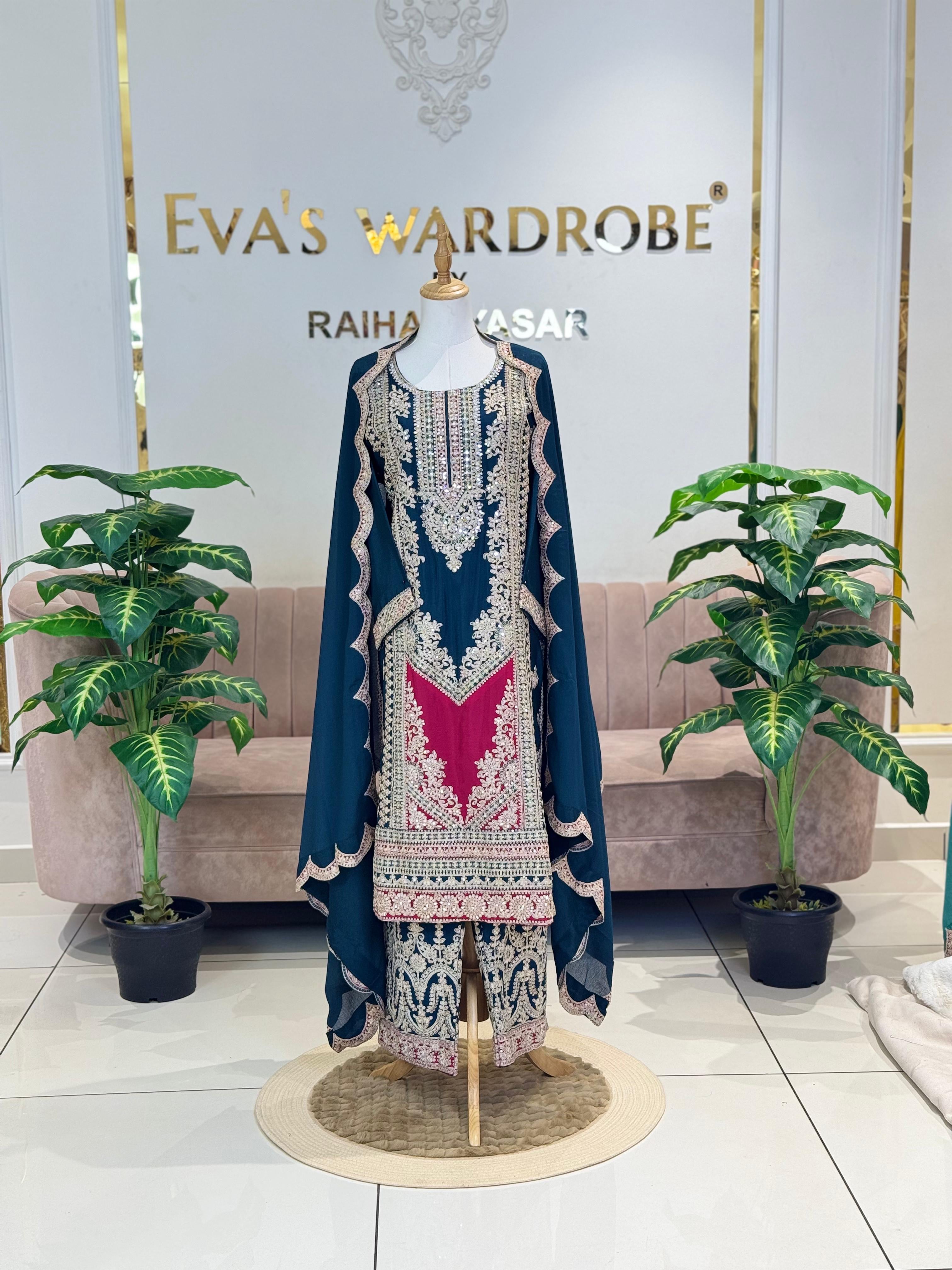 Luxury partywear EVAS-7421