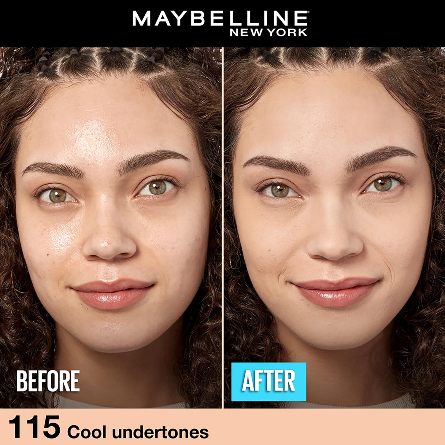 Maybelline New York Fit Me Matte+Poreless 16H Oil Control Foundation with SPF 22 (30ml)