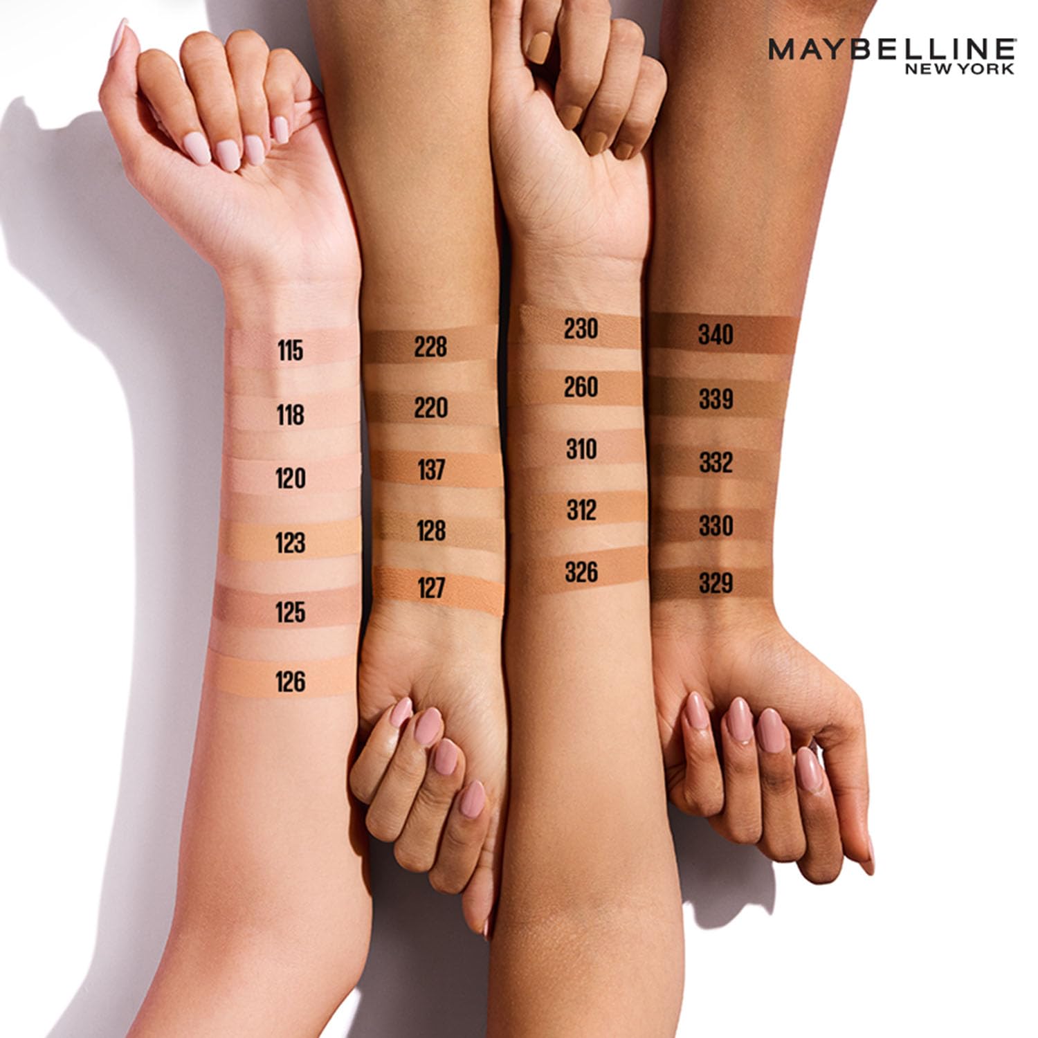 Maybelline New York Fit Me Matte+Poreless 16H Oil Control Foundation with SPF 22 (30ml)