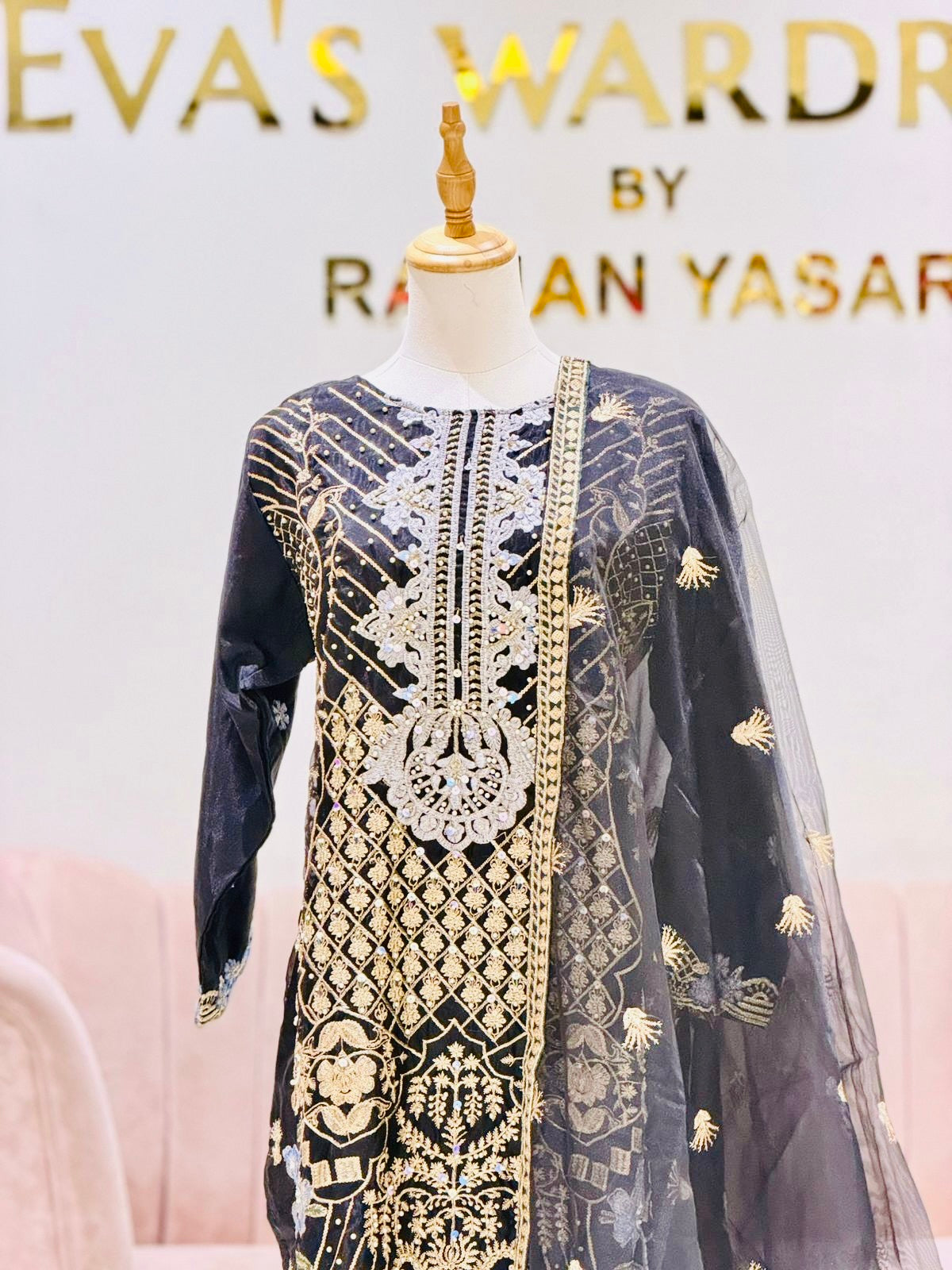Evas Eid premium organza-1493B