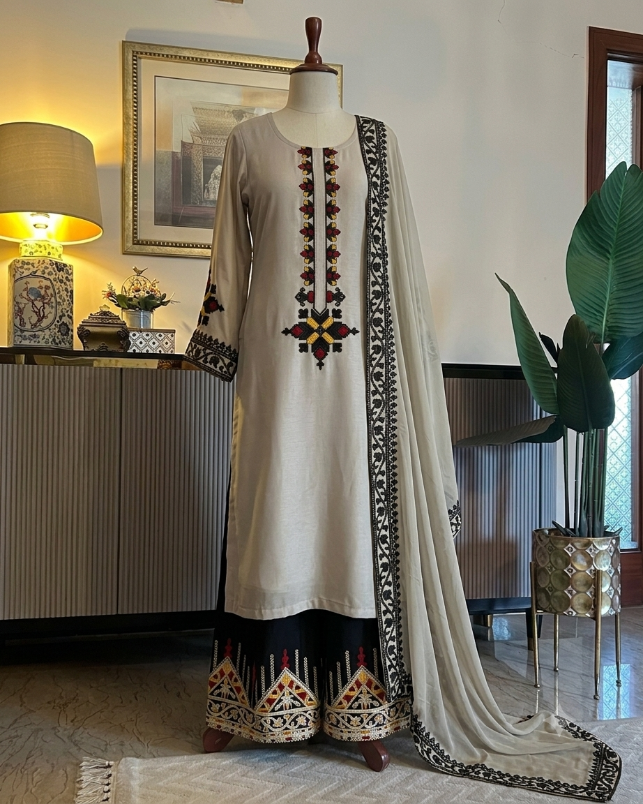 Noor satin set