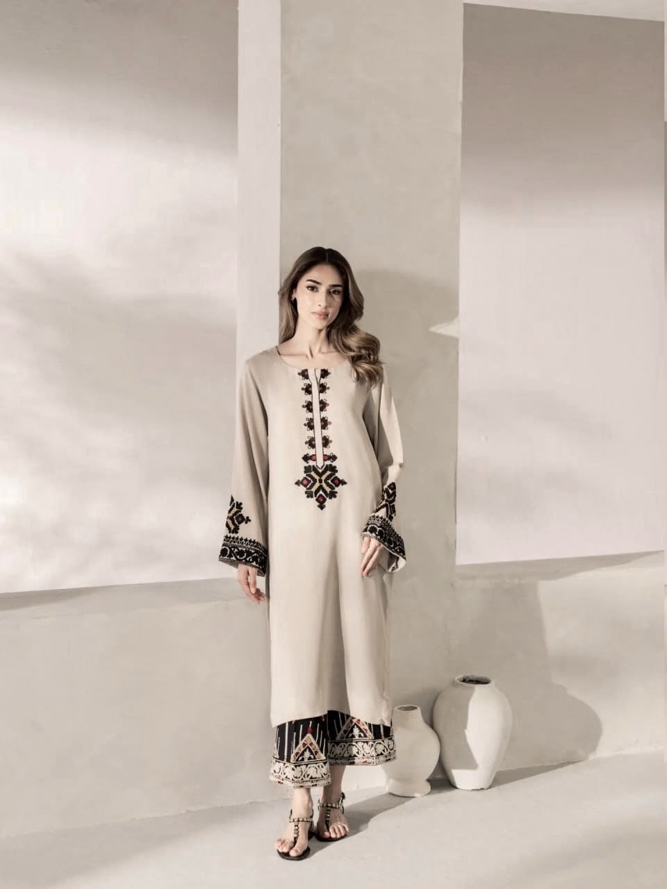 Noor satin set