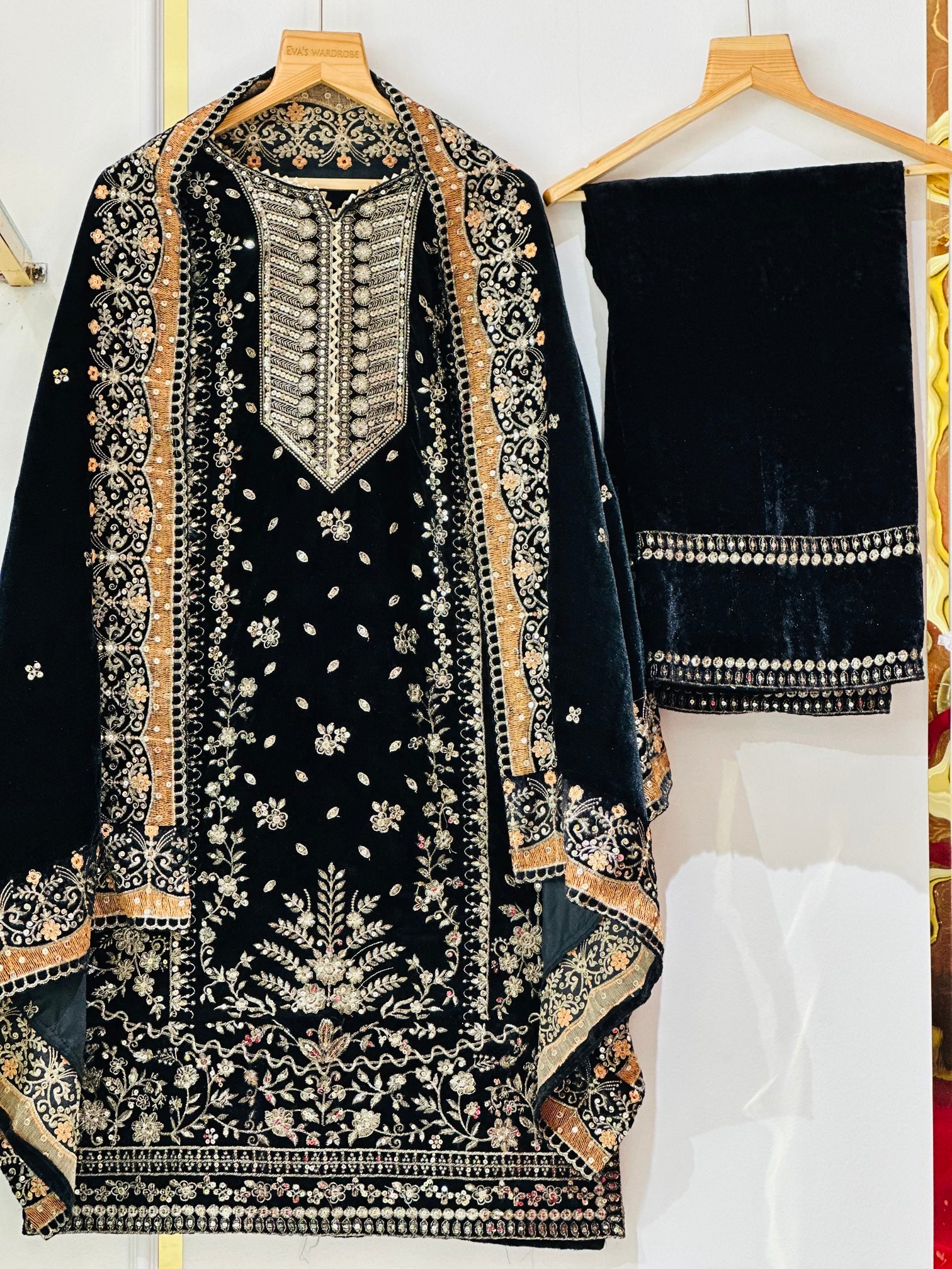 Premium velvet suit 2524