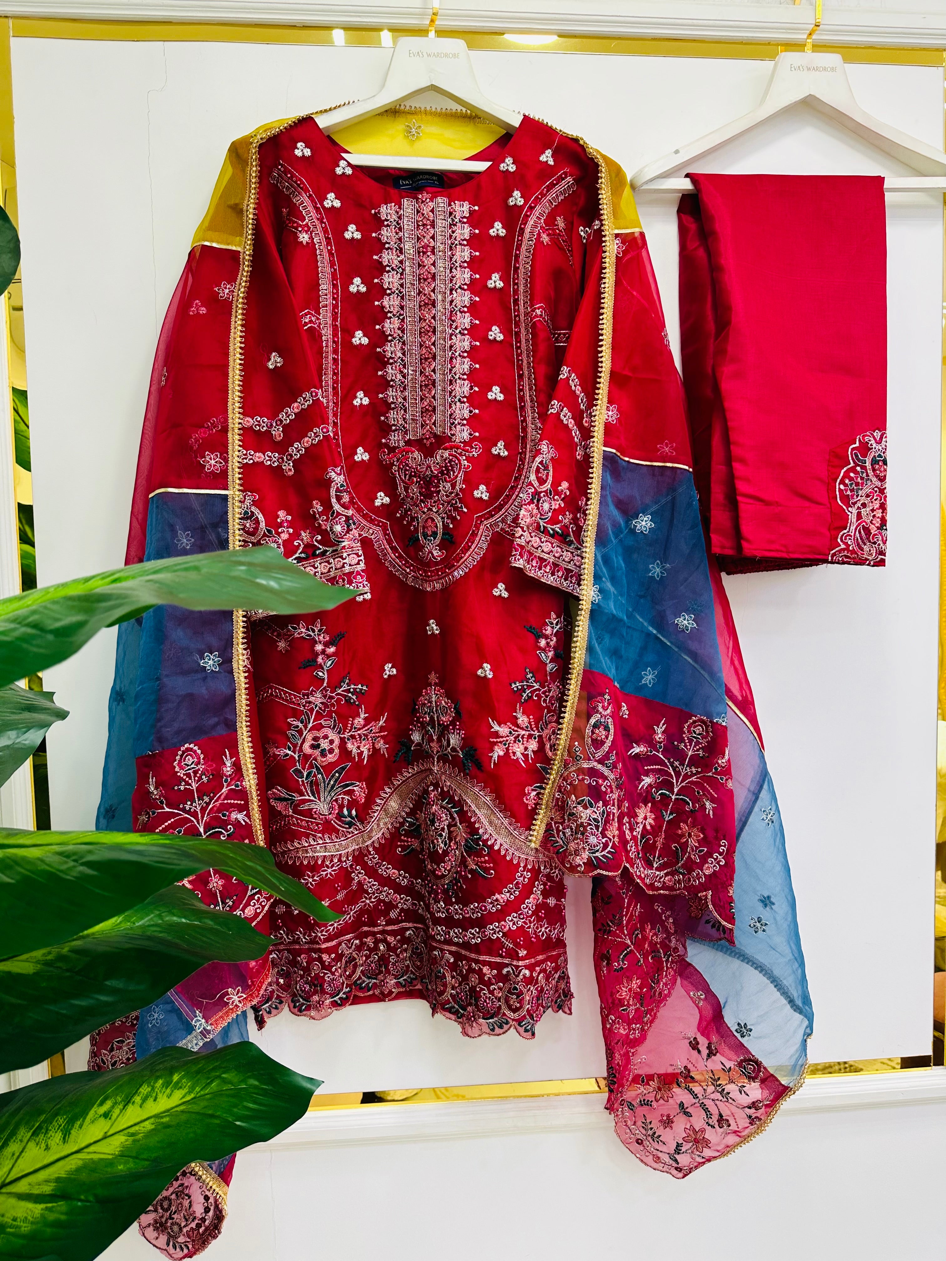 Evas Eid premium organza-1492B