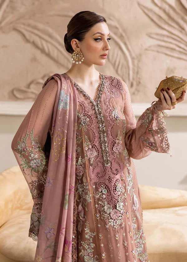Elaf Heritage Heavy Embroidered Chiffon Festive Ensemble 1313