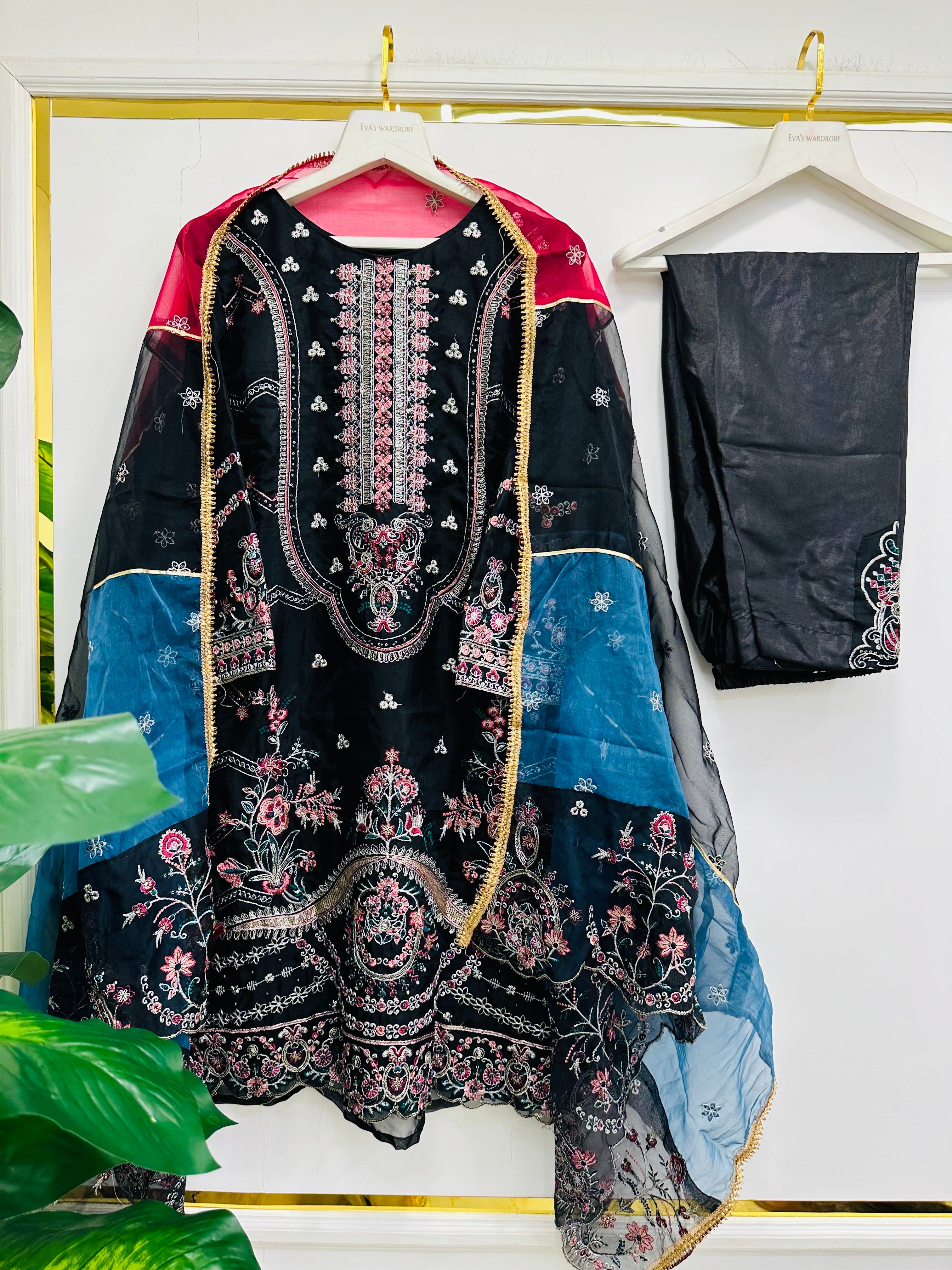 Evas Eid premium organza-1492D