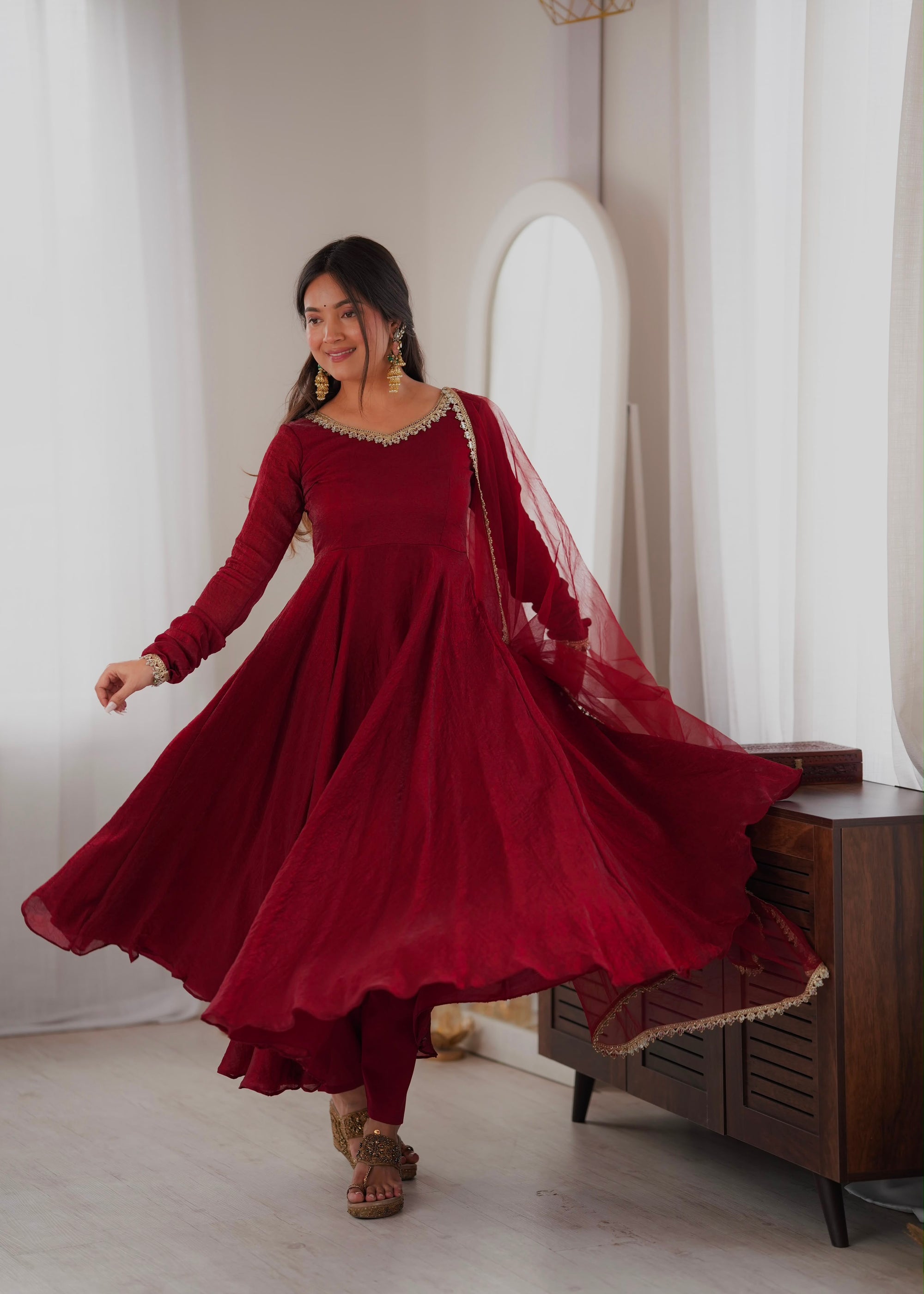 Aafreen Doremon Crush Gown