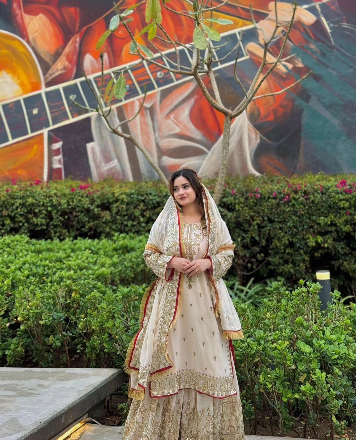 Eva Ethereal Glam Faux Georgette Sharara