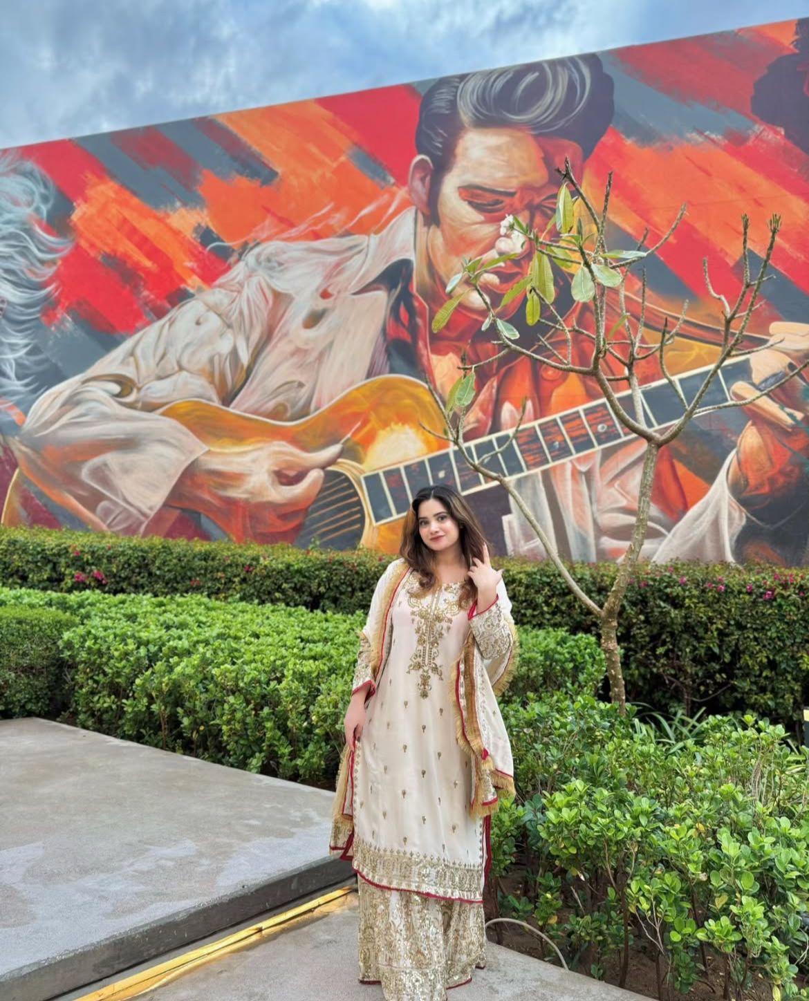 Eva Ethereal Glam Faux Georgette Sharara