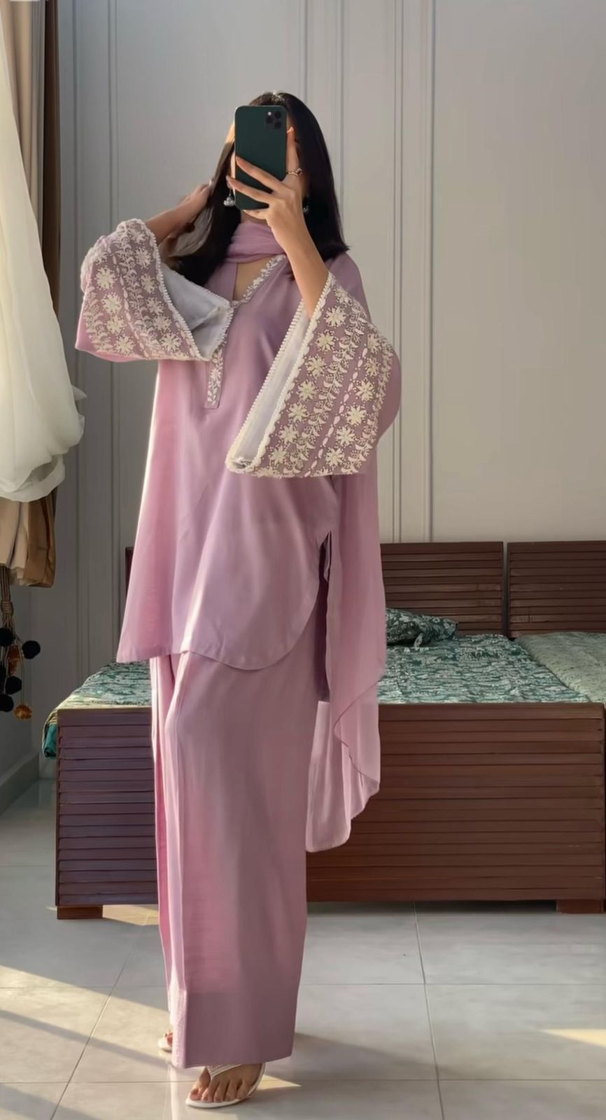 Eva Regal Aura Farshi Palazzo Set