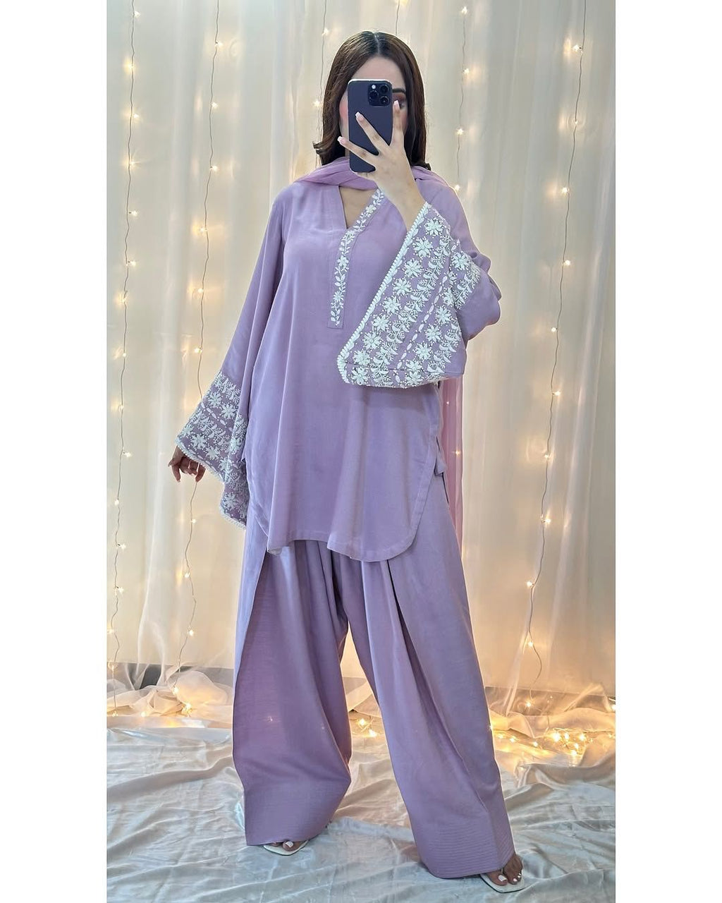 Eva Regal Aura Farshi Palazzo Set