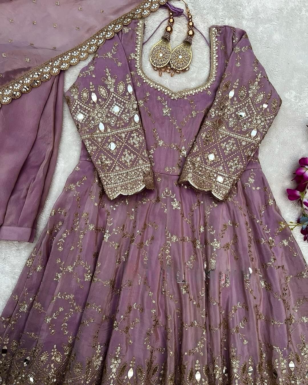 Eva Nooré Luxe Anarkali Gown Set