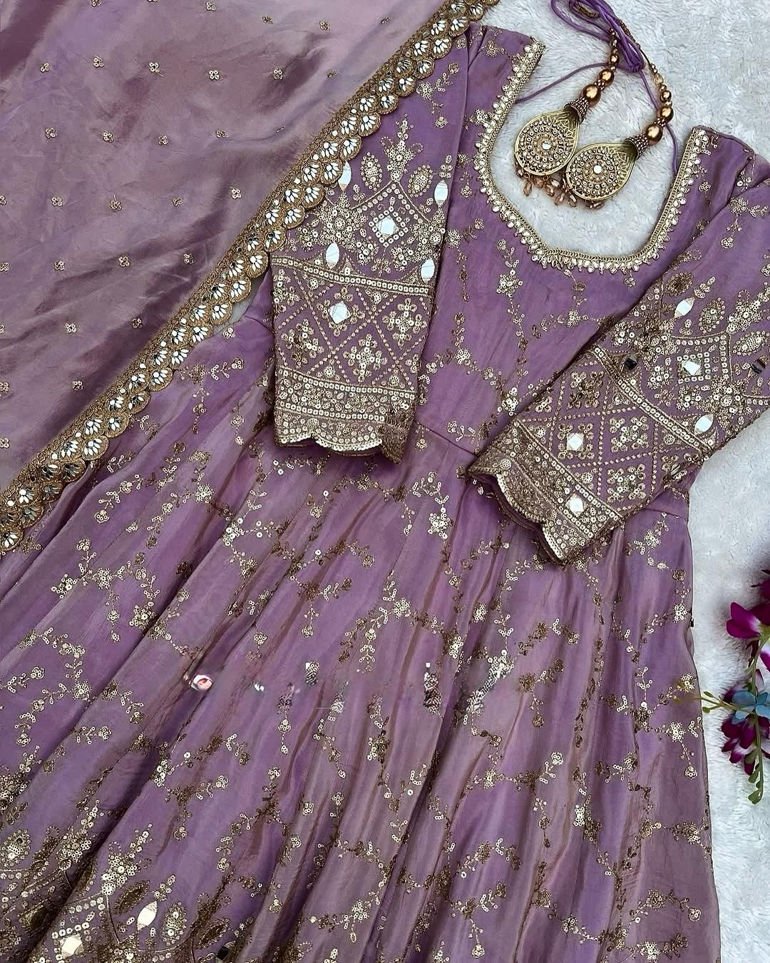 Eva Nooré Luxe Anarkali Gown Set