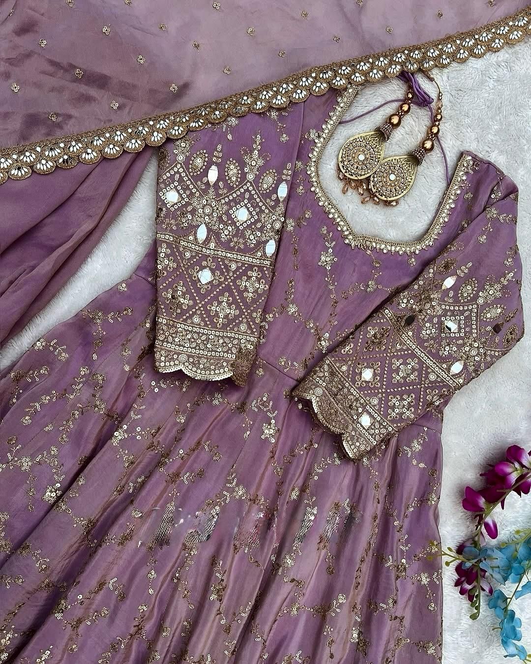 Eva Nooré Luxe Anarkali Gown Set