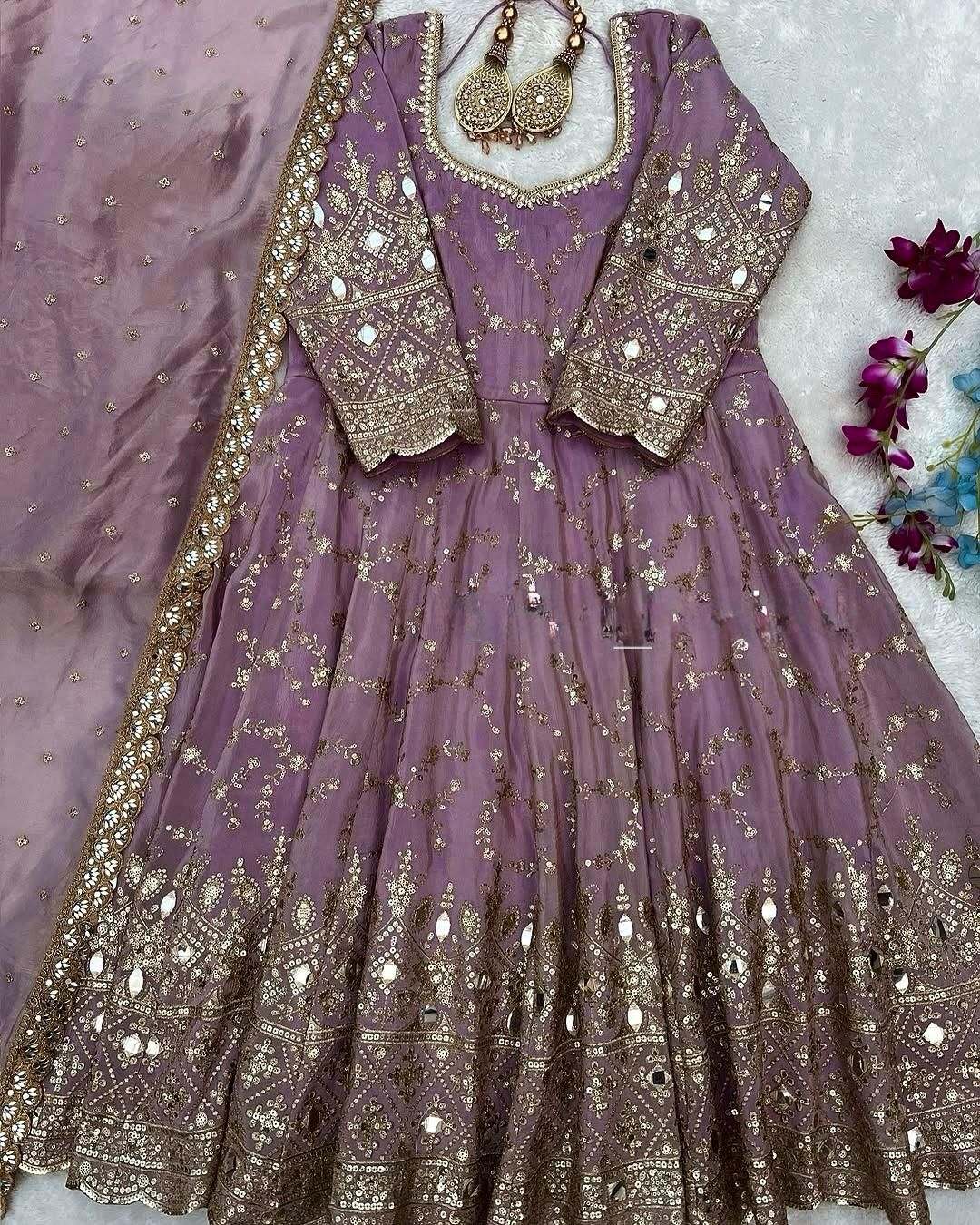 Eva Nooré Luxe Anarkali Gown Set