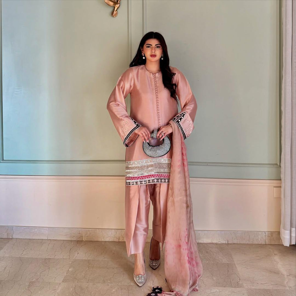 Crepe Charm Designer Suit Set