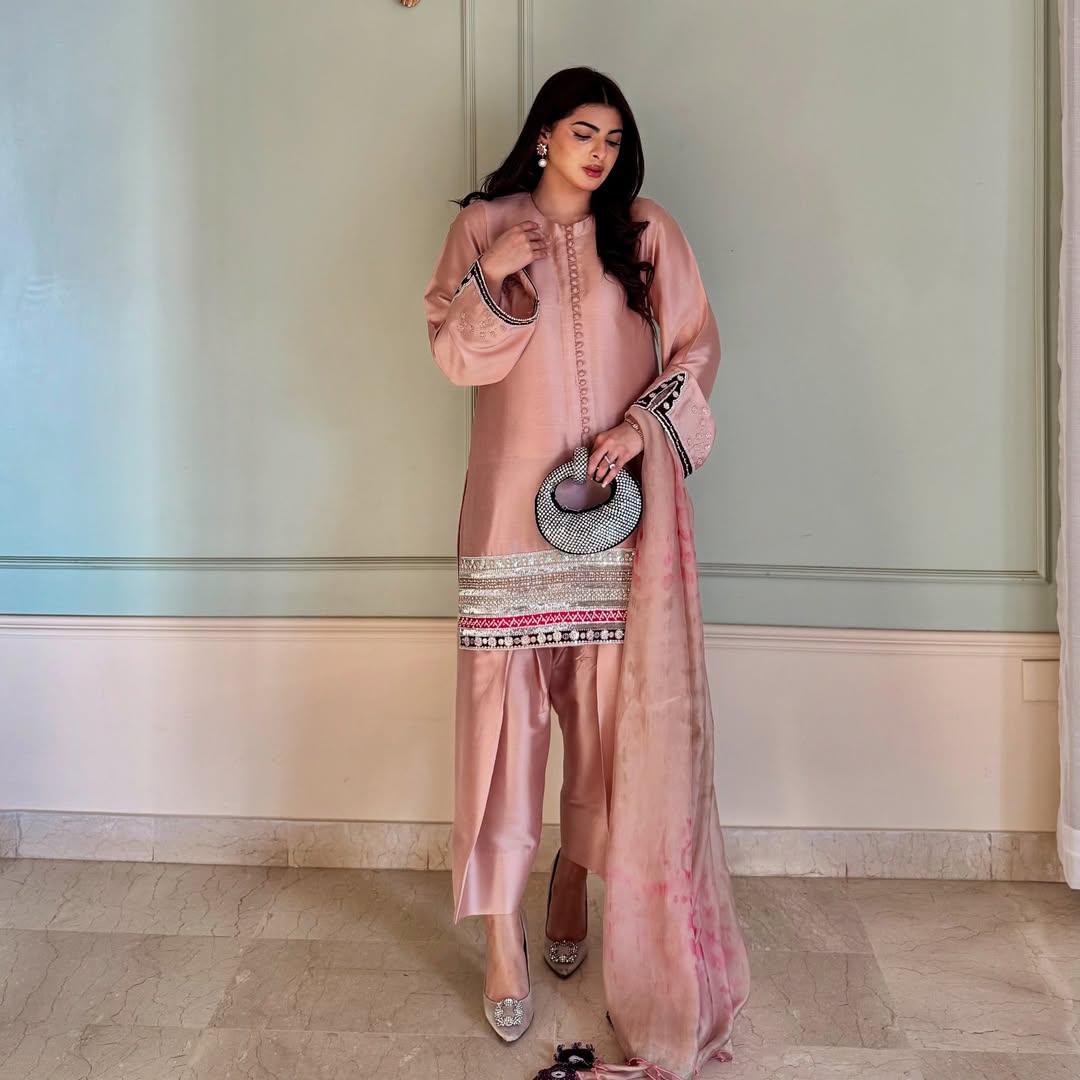 Crepe Charm Designer Suit Set