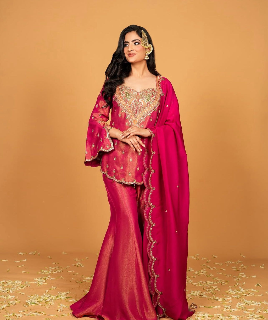 Zaria Simar – Embroidered Elegance Ensemble