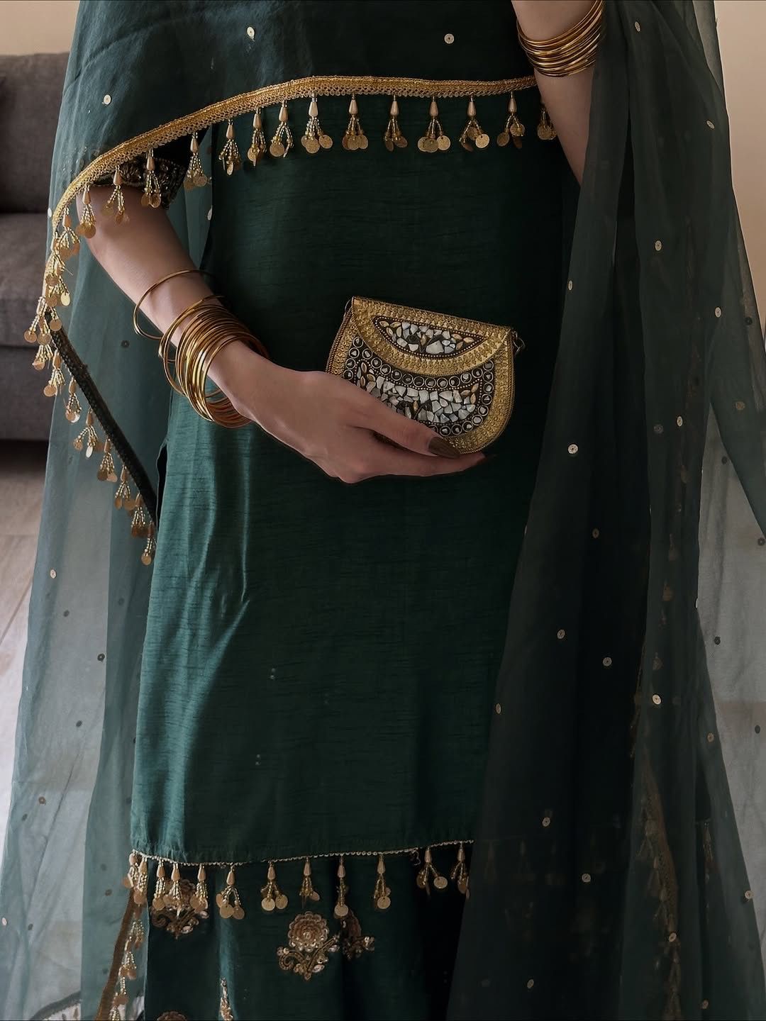 Signature Green Festive Suit from EVAS WARDROBE