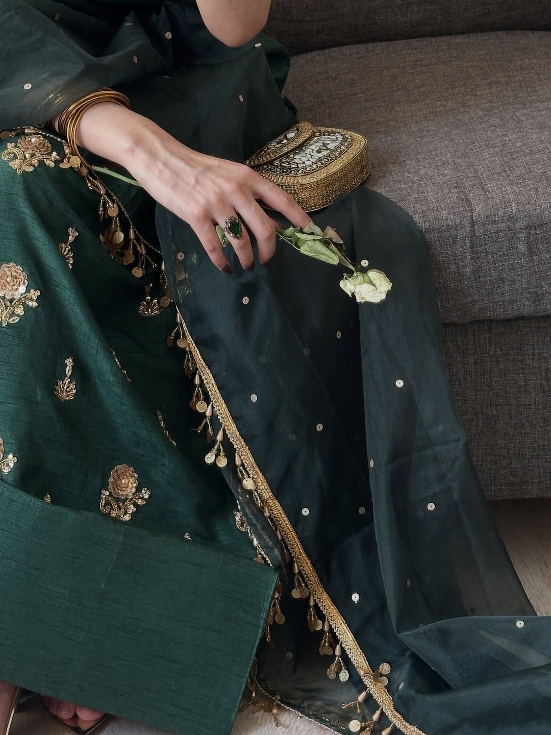 Signature Green Festive Suit from EVAS WARDROBE