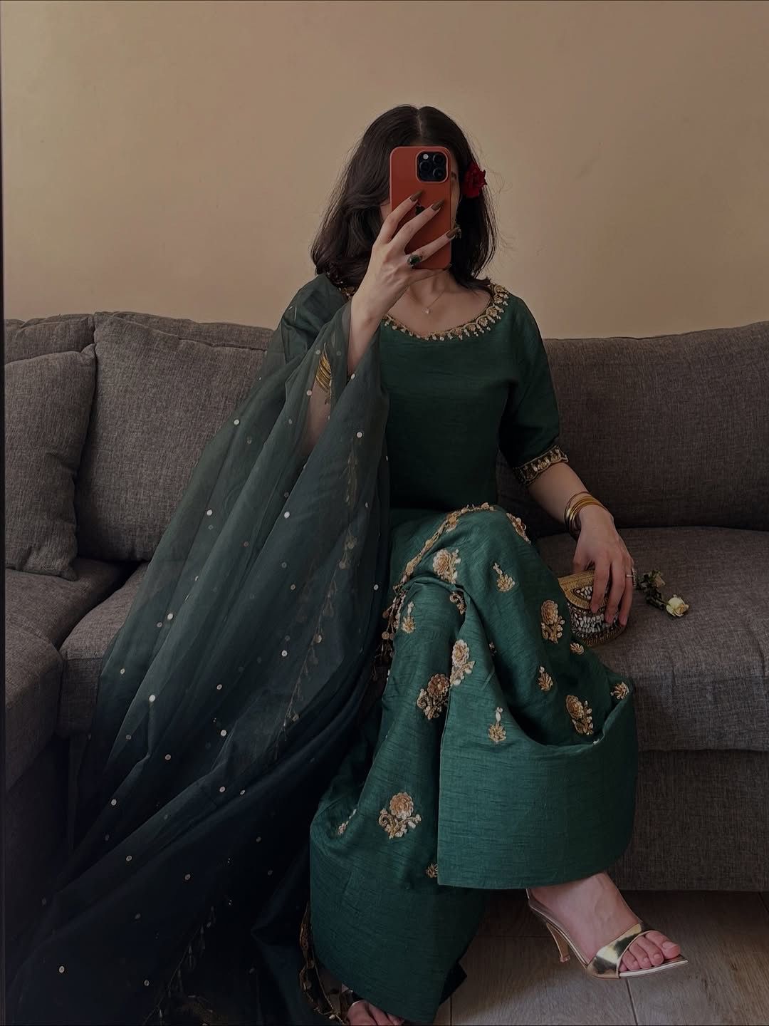 Signature Green Festive Suit from EVAS WARDROBE