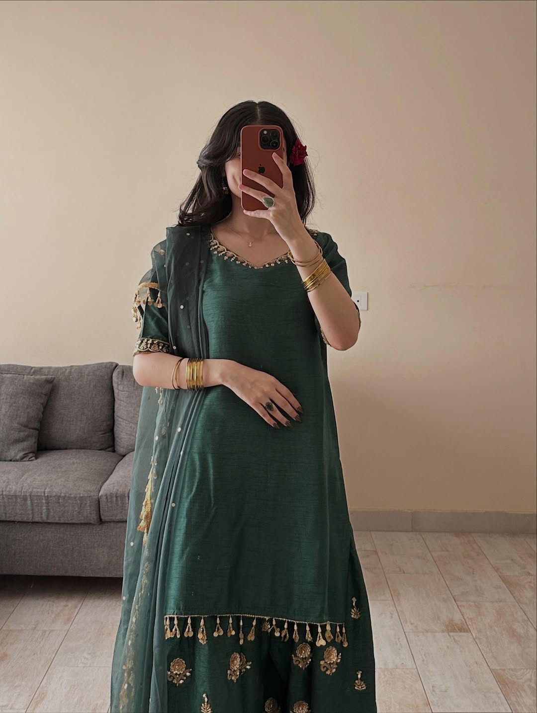 Signature Green Festive Suit from EVAS WARDROBE