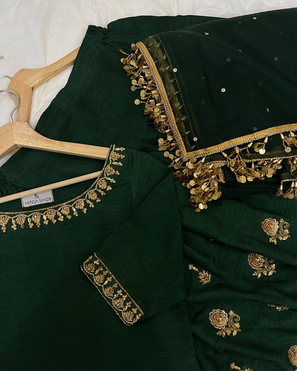 Signature Green Festive Suit from EVAS WARDROBE