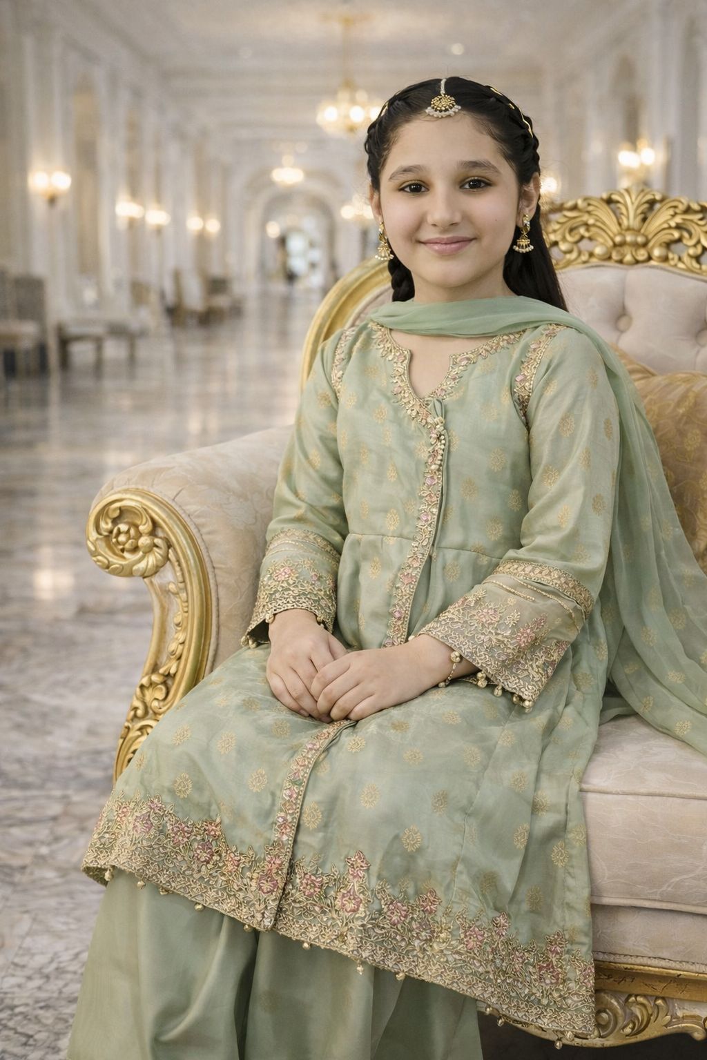 Mehr-e-Zahra Festive Frock
