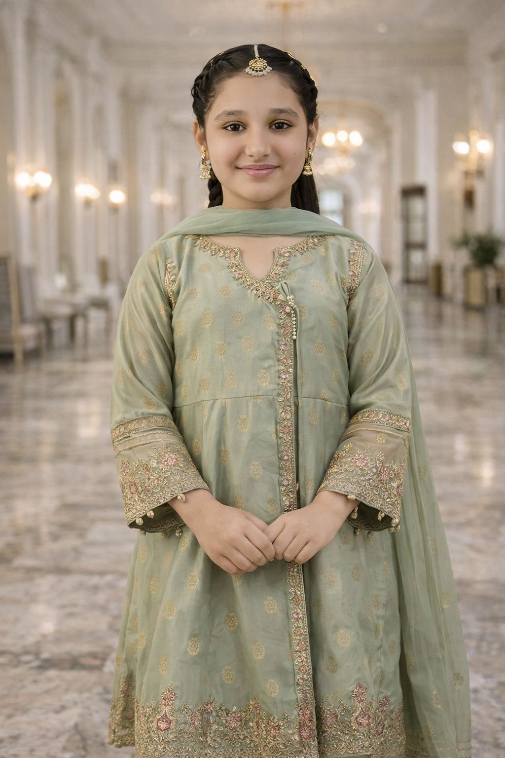 Mehr-e-Zahra Festive Frock