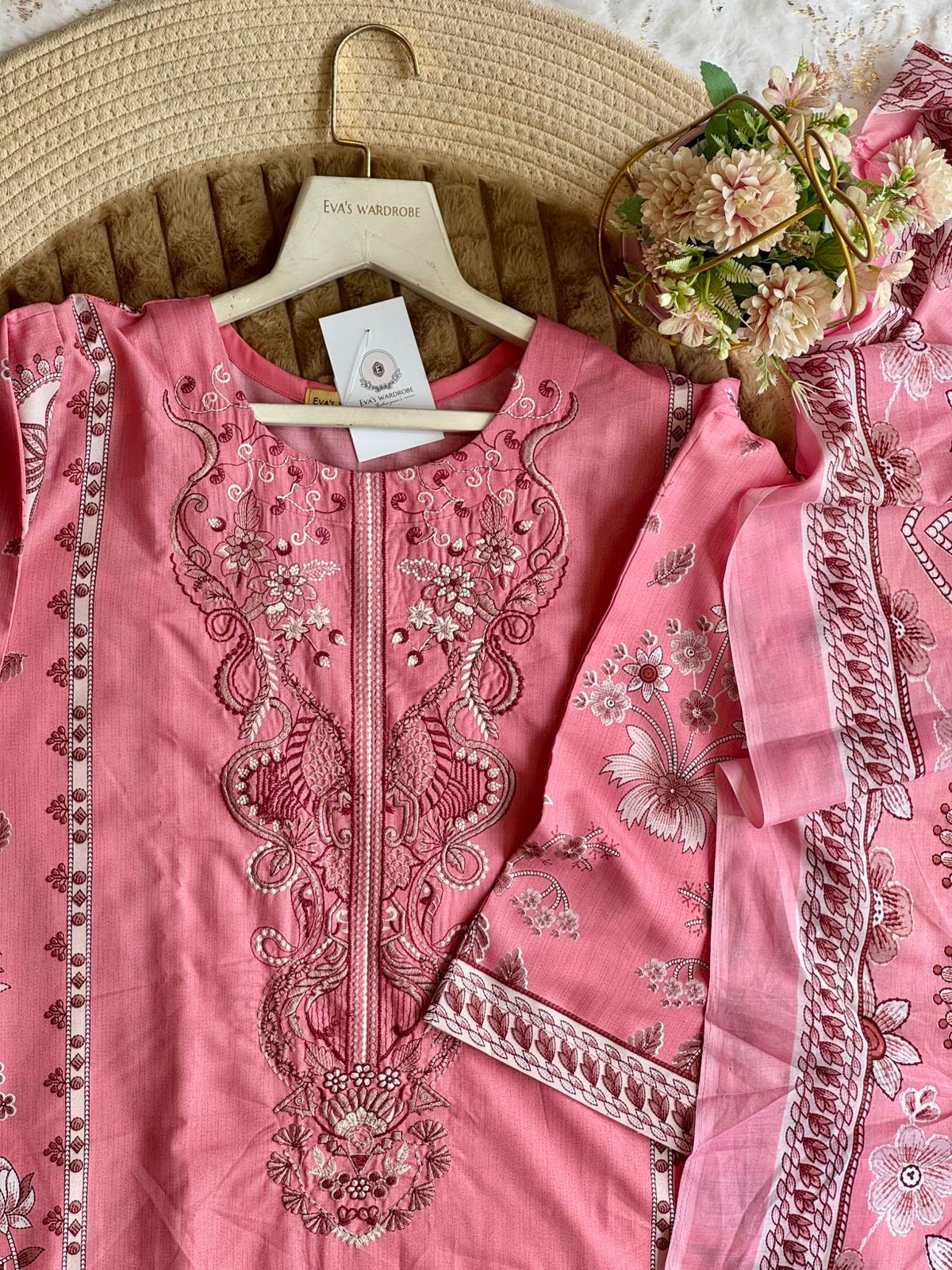 Blush Rose Cotton Ensemble 1337