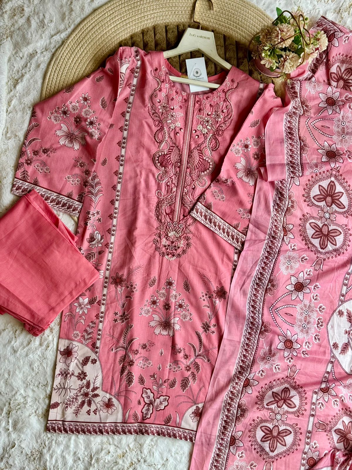 Blush Rose Cotton Ensemble 1337