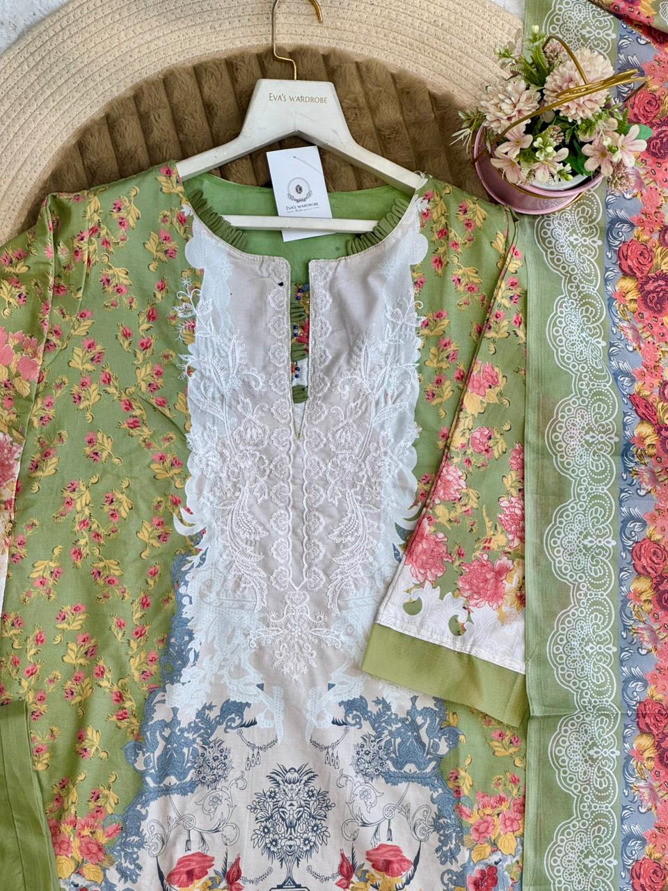 Olive Garden Embroidered Ensemble 1850