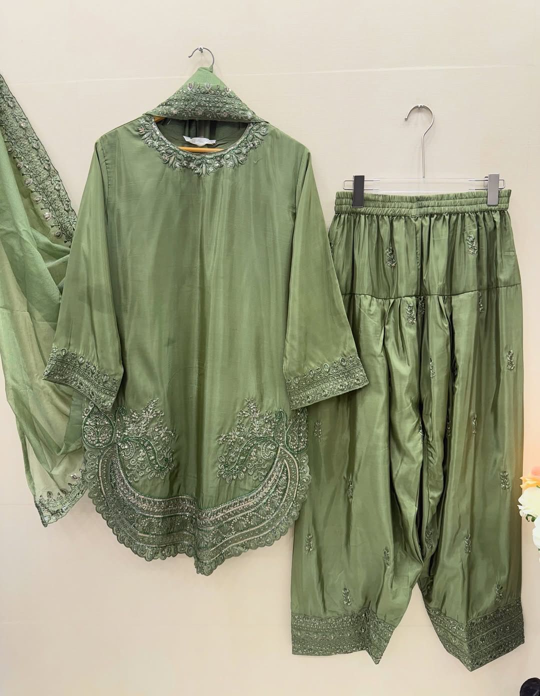 Premium Farshi Plazzo Suit Set 1639