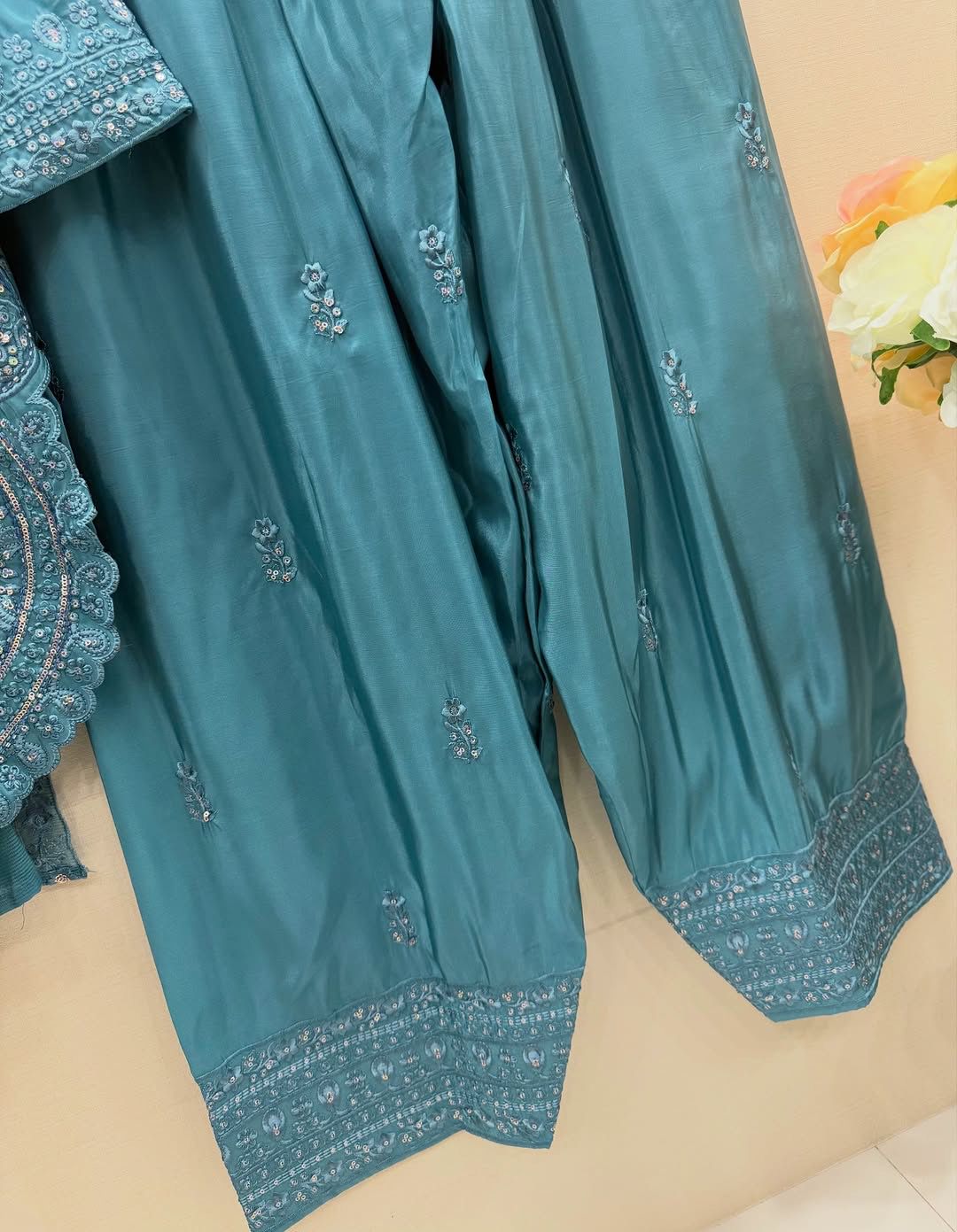 Premium Farshi Plazzo Suit Set 1639