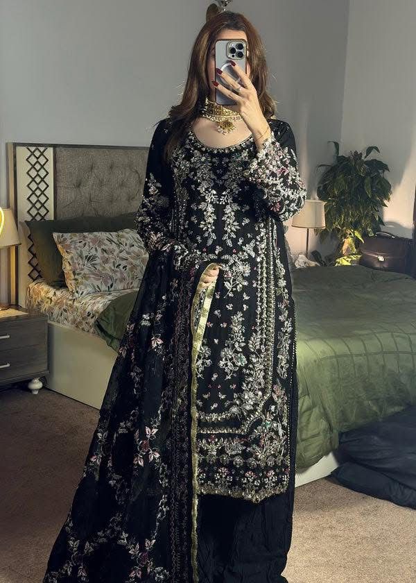 Regal Heritage Heavy Embroidered Chiffon Festive Ensemble 1313