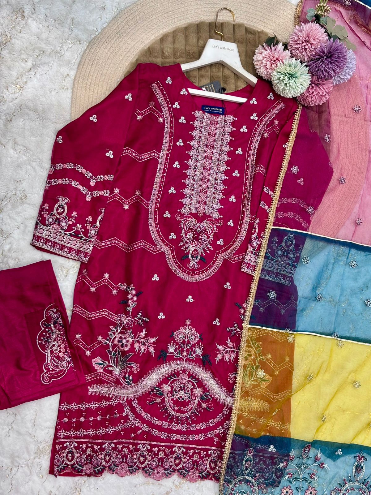 Evas Eid premium organza-1492B