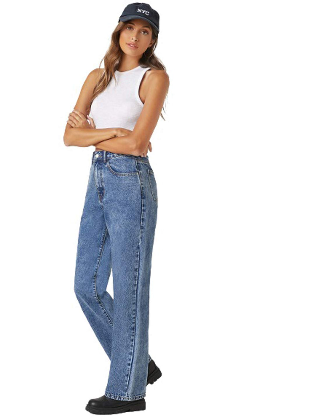 Women's Relaxed Fit Cotton Jeans