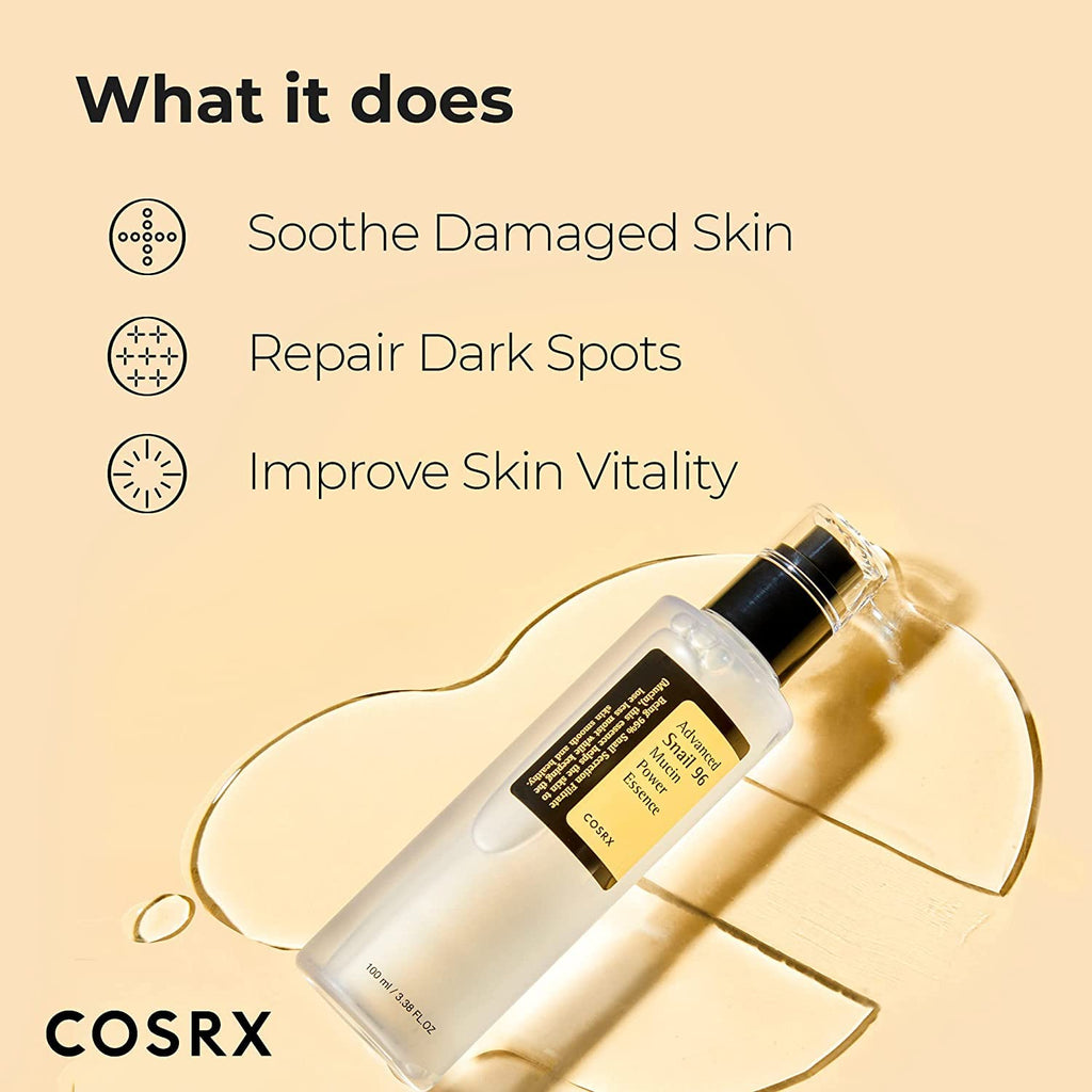 COSRX Anti-Aging Advanced Snail 96 Mucin Power Essence Lotion, 100ml