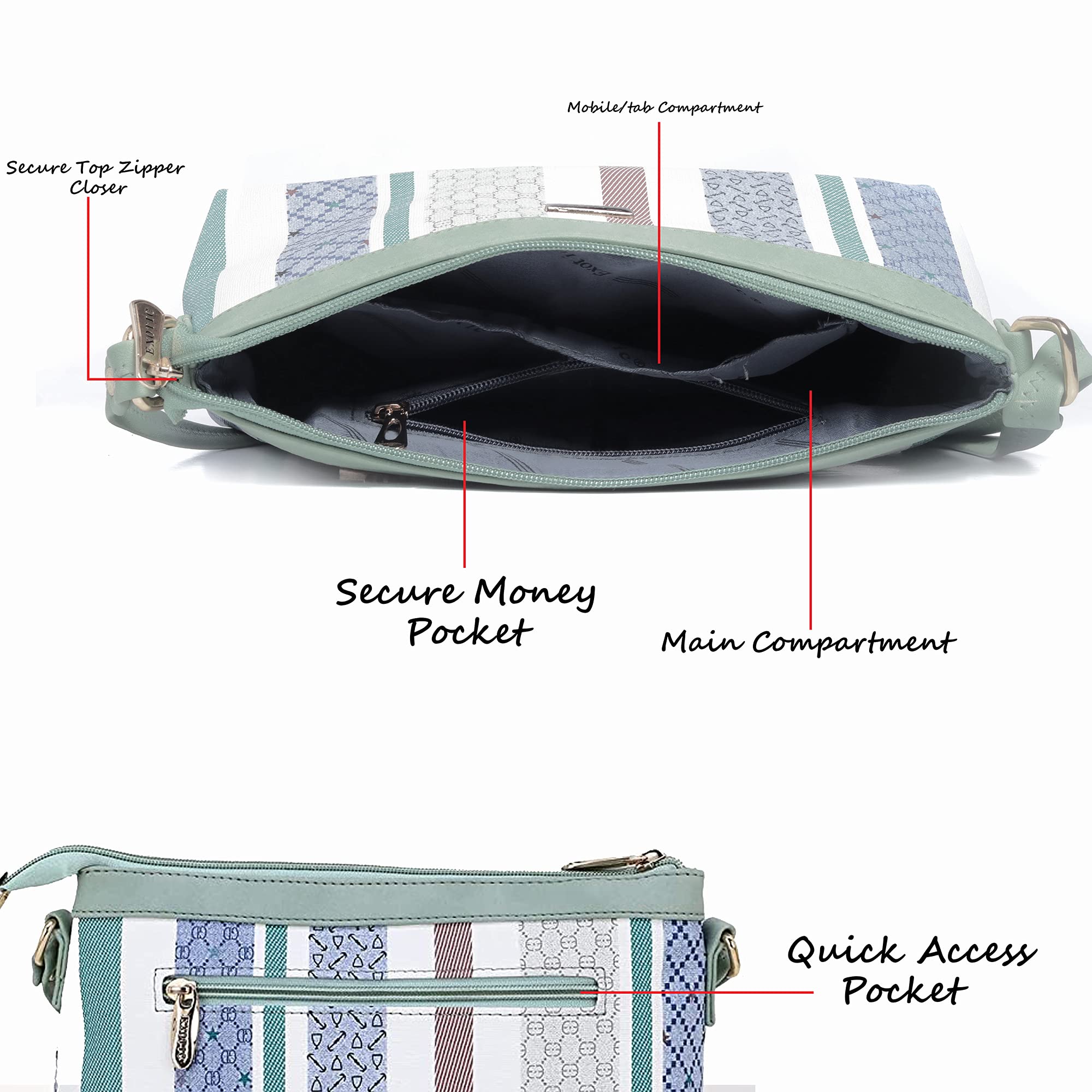 Latest Cross Body Sling Bag for Girls/Women